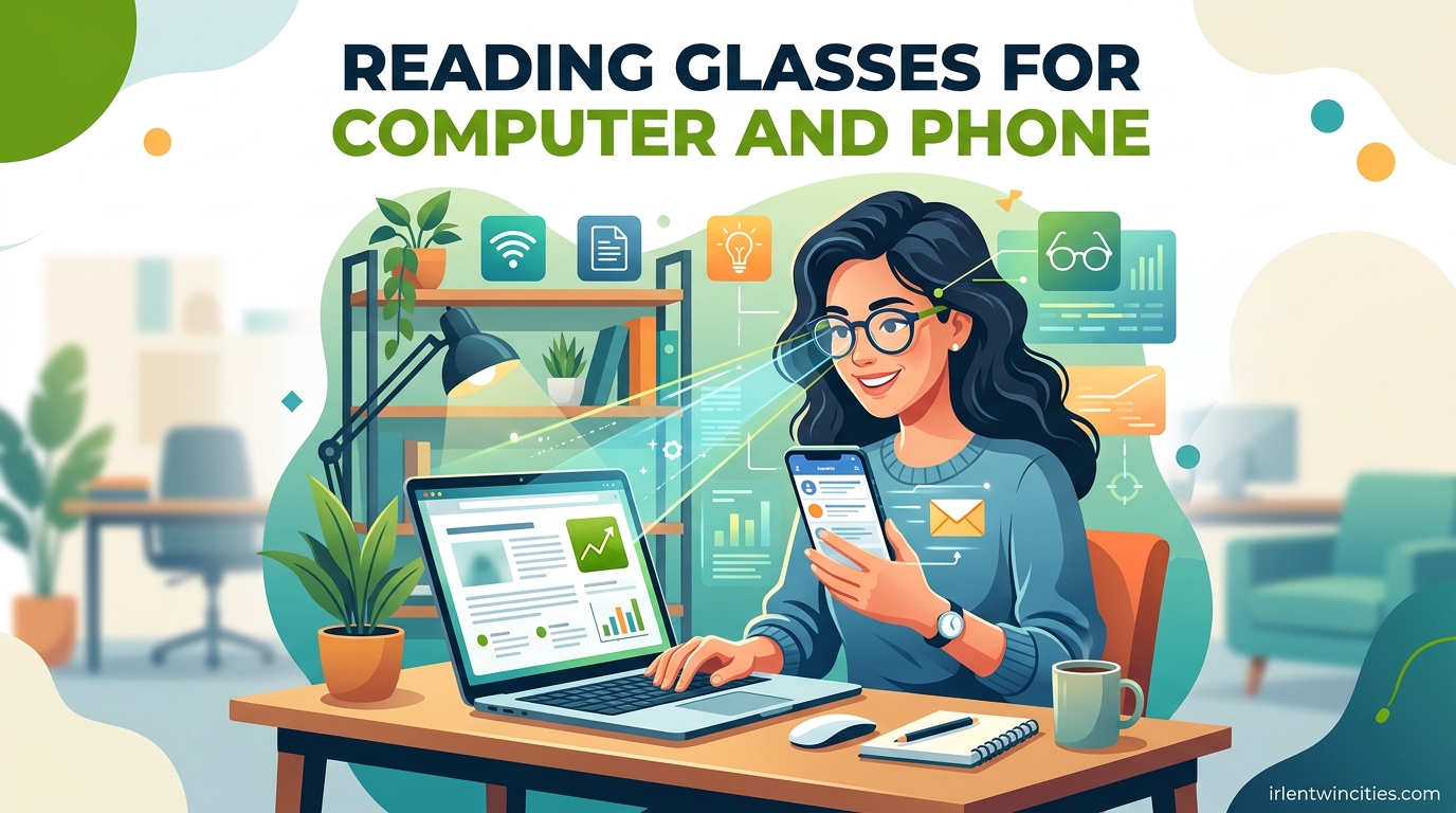 Reading Glasses for Computer and Phone