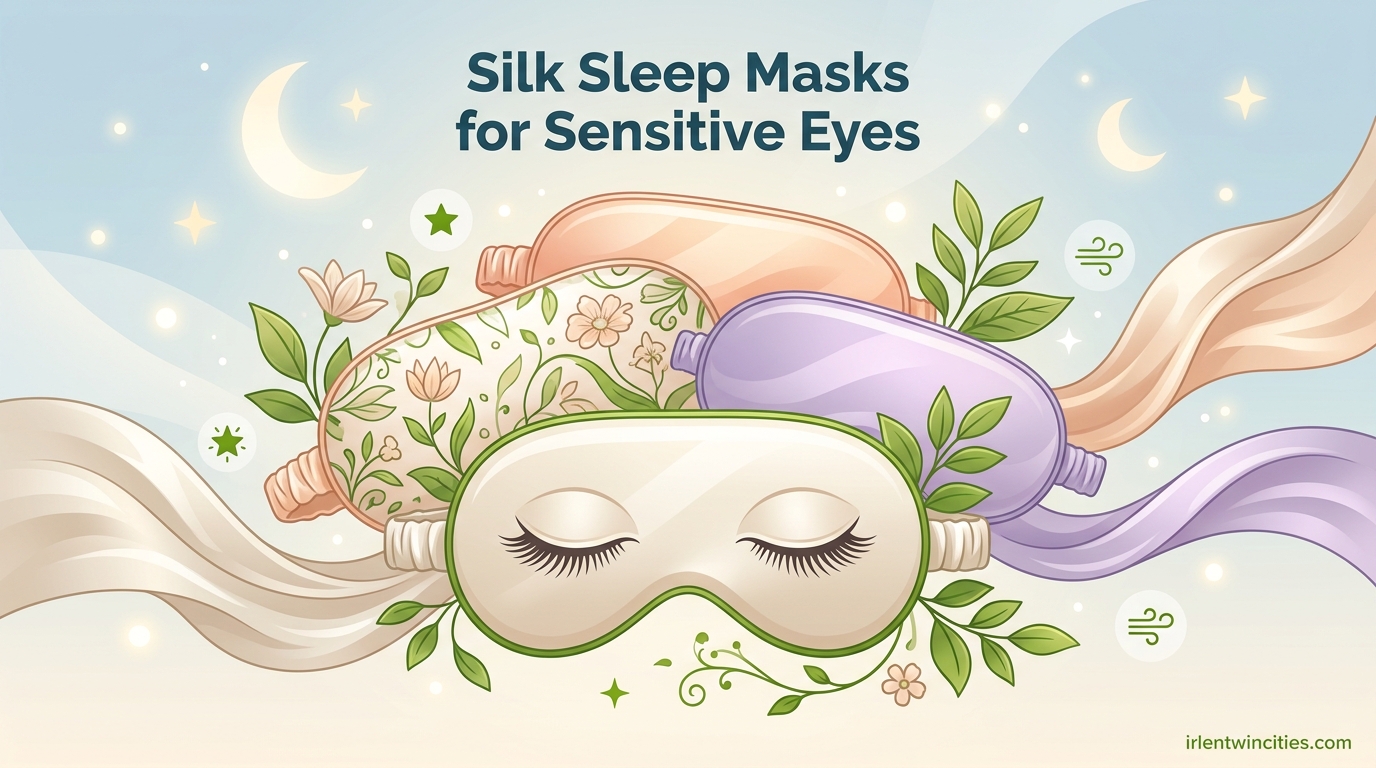Silk Sleep Masks for Sensitive Eyes