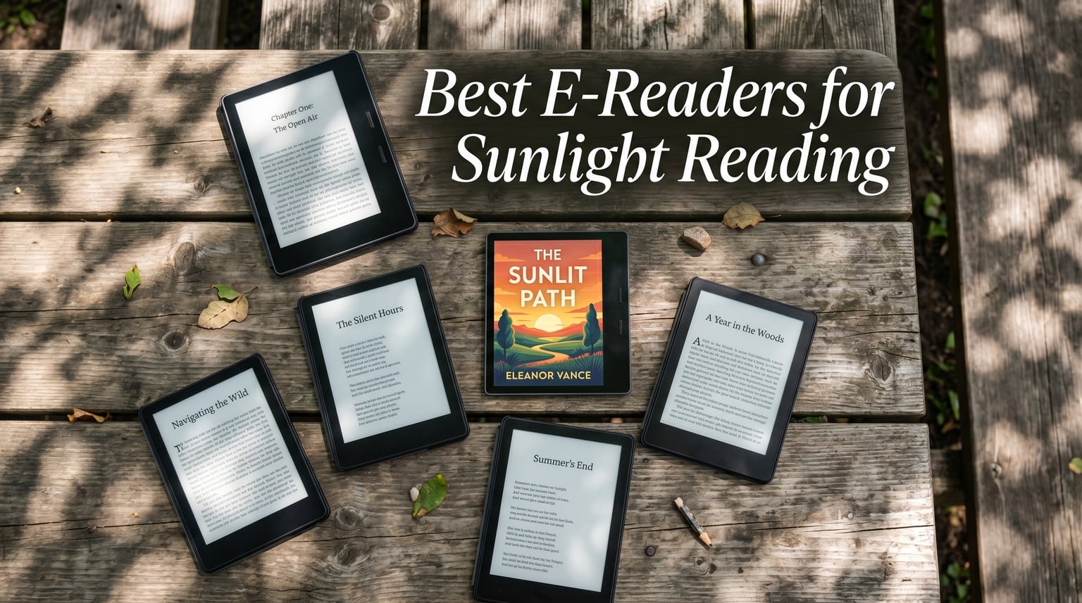 best e-readers for reading in sunlight