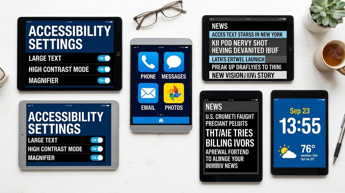 best tablets for seniors with low vision