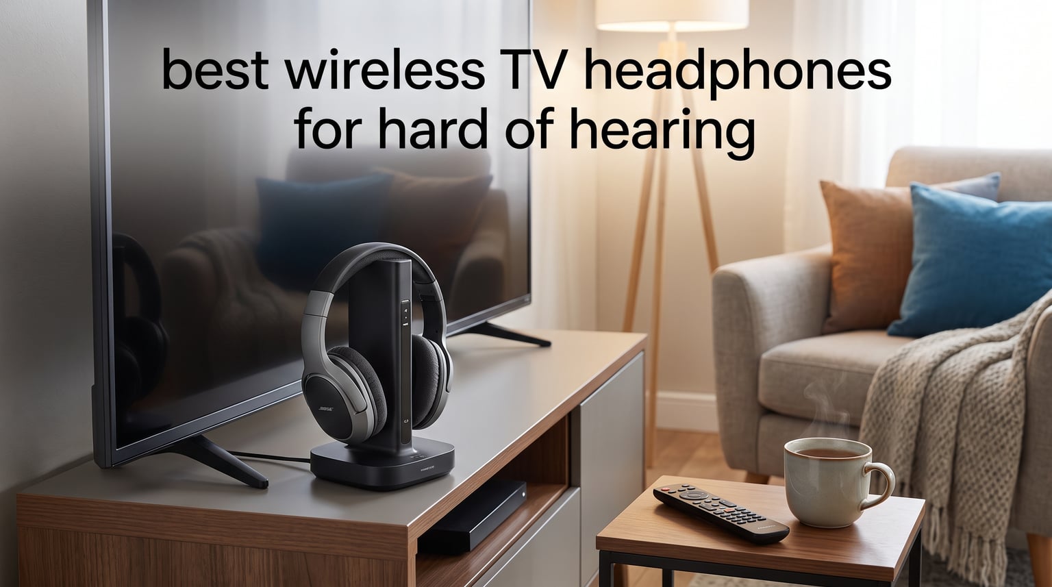 best wireless TV headphones for hard of hearing