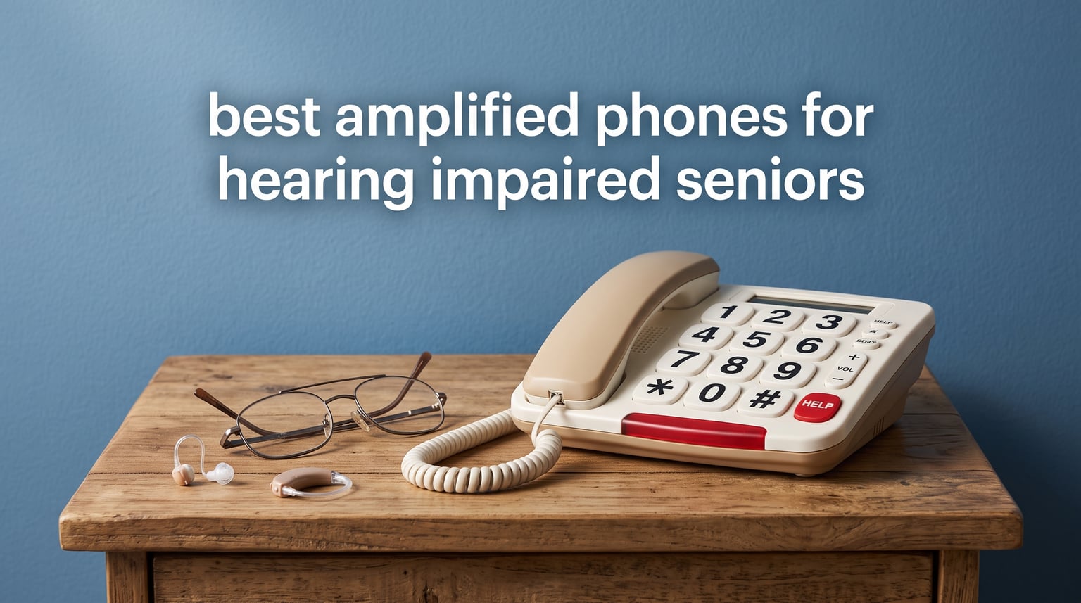 best amplified phones for hearing impaired seniors