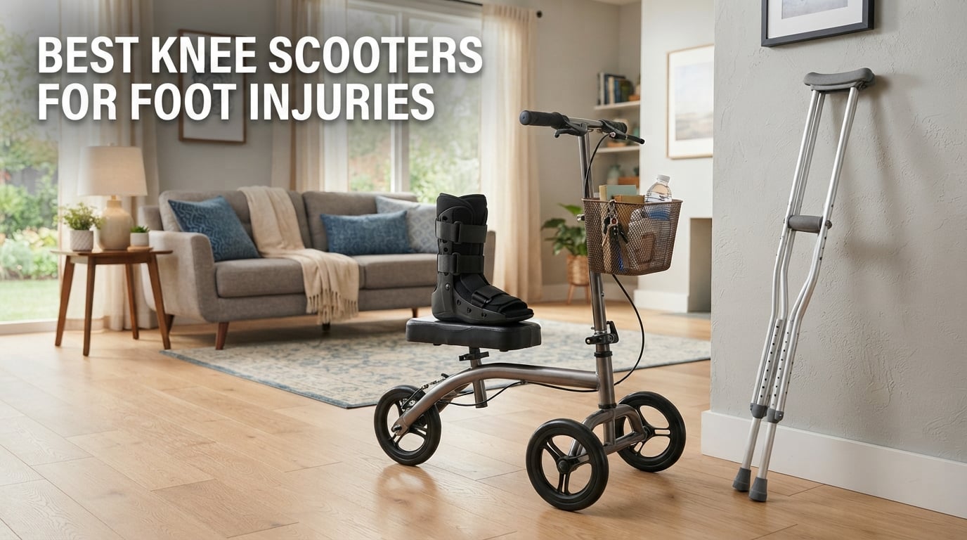 best knee scooters for foot injuries