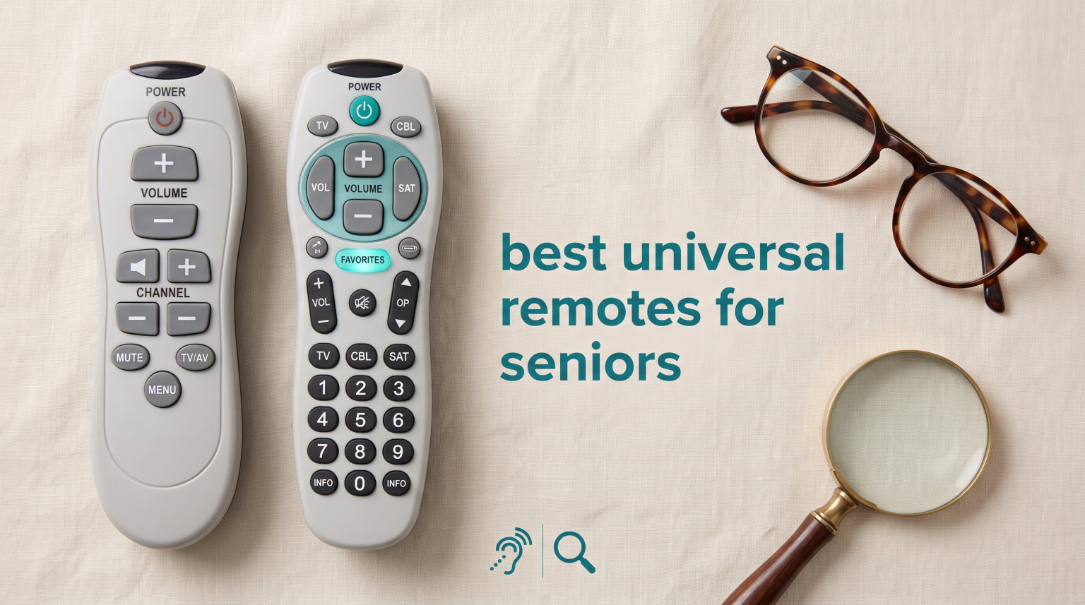 best universal remotes for seniors
