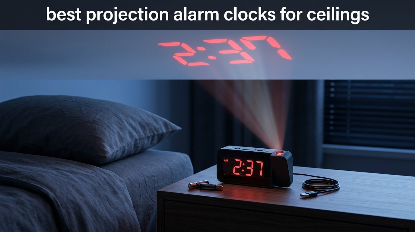 best projection alarm clocks for ceilings