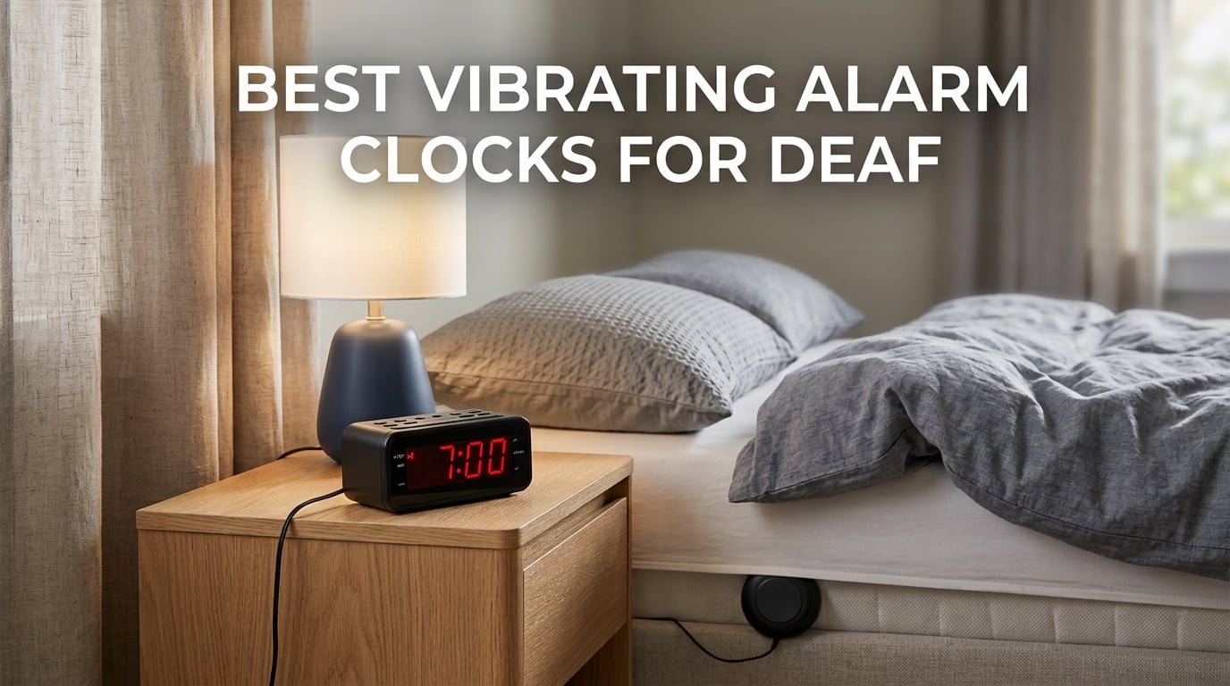 best vibrating alarm clocks for deaf