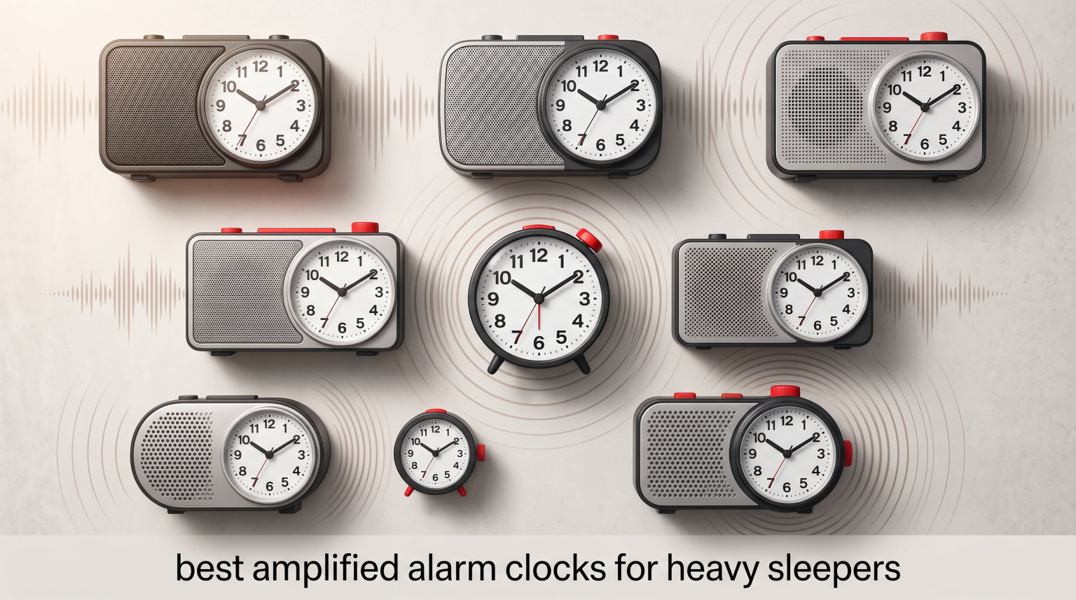 best amplified alarm clocks for heavy sleepers