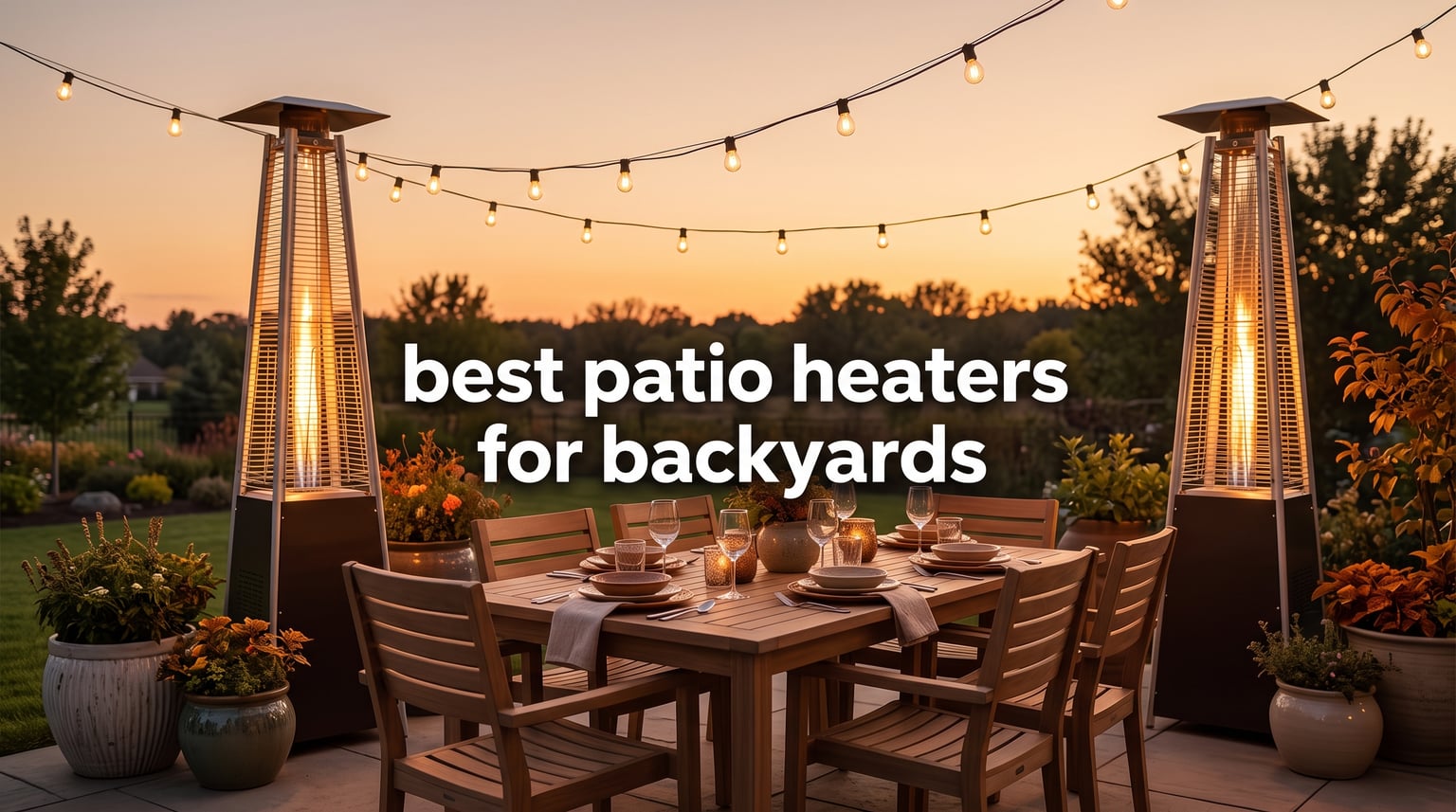 best patio heaters for backyards