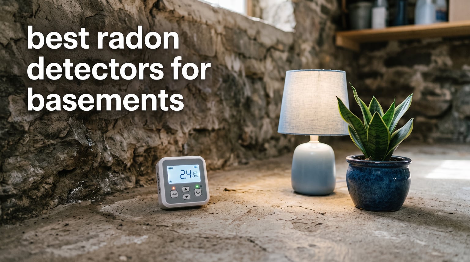 best radon detectors for basements