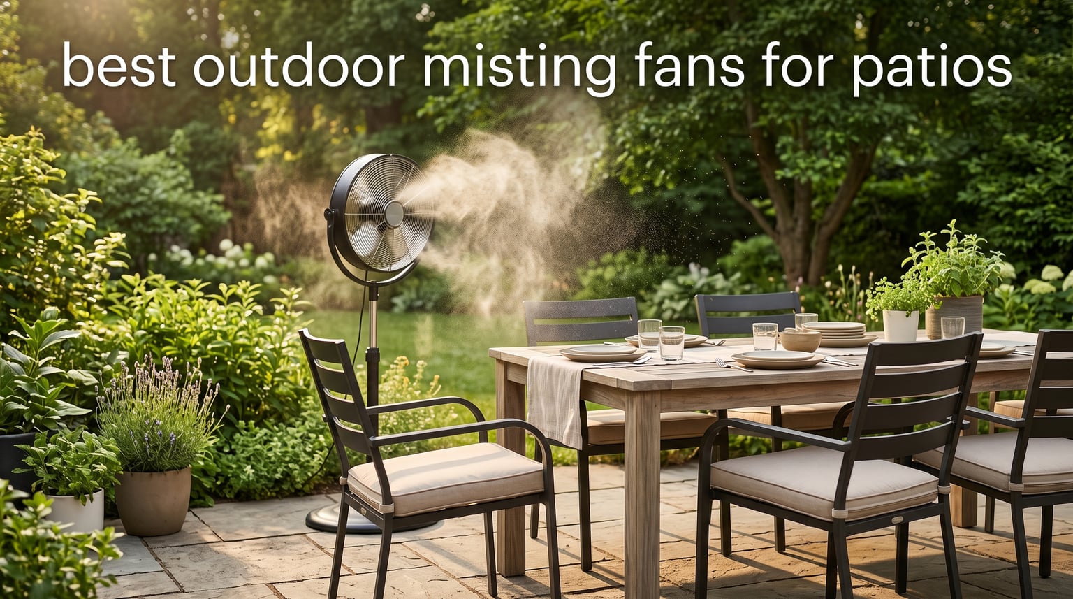 best outdoor misting fans for patios