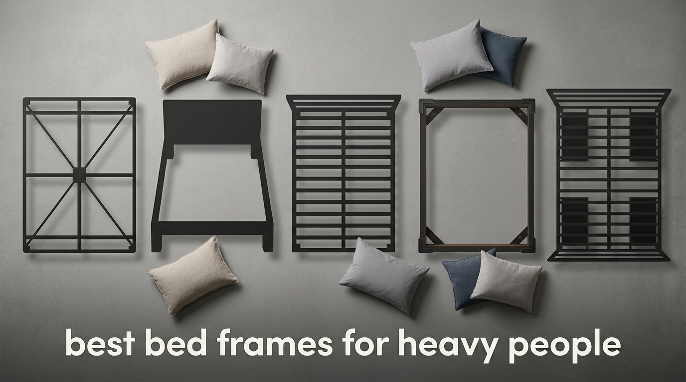 best bed frames for heavy people