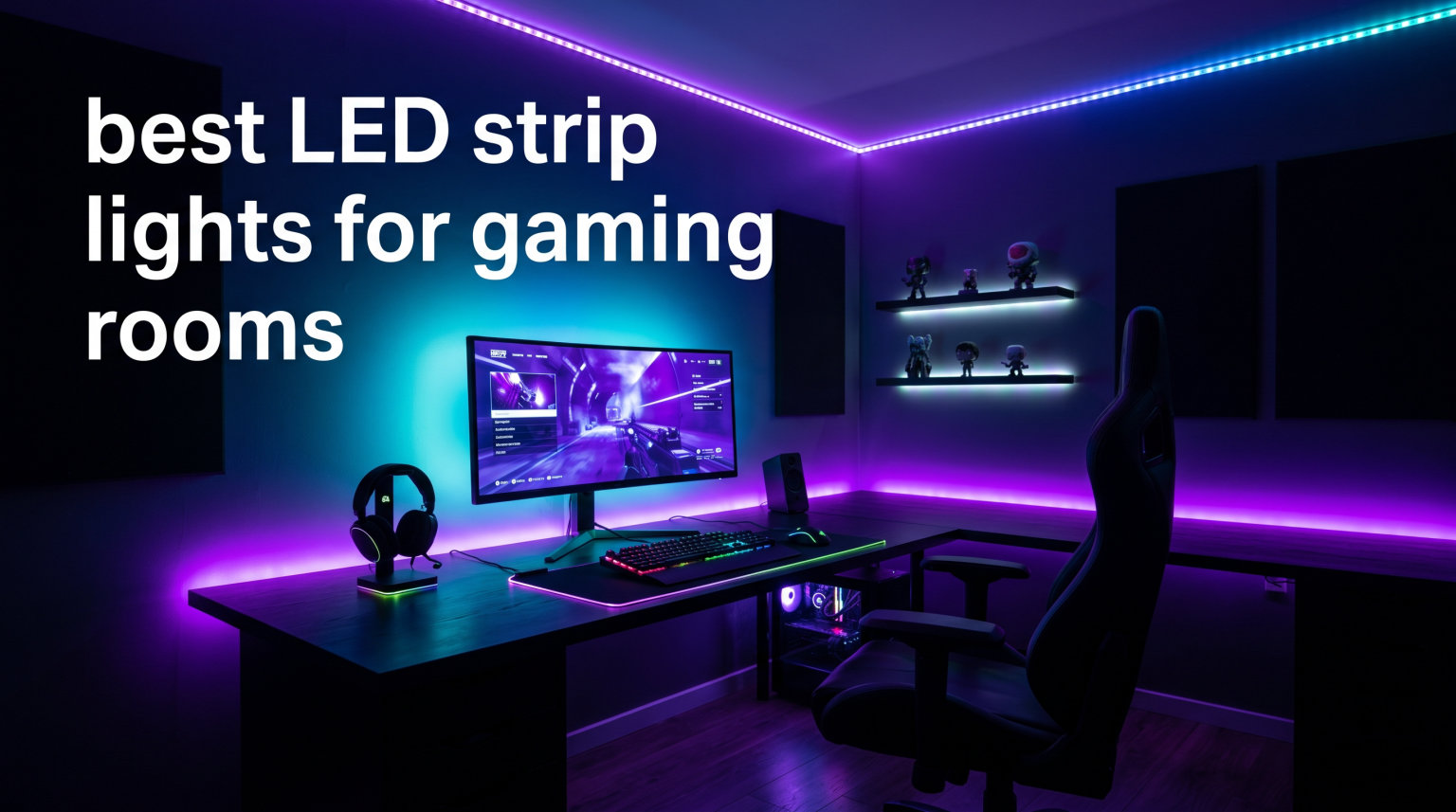 best LED strip lights for gaming rooms