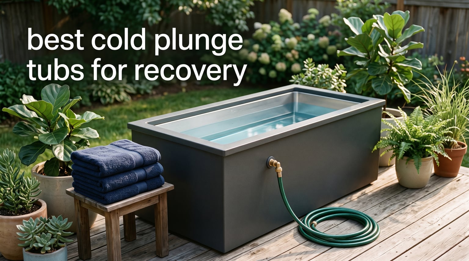 best cold plunge tubs for recovery