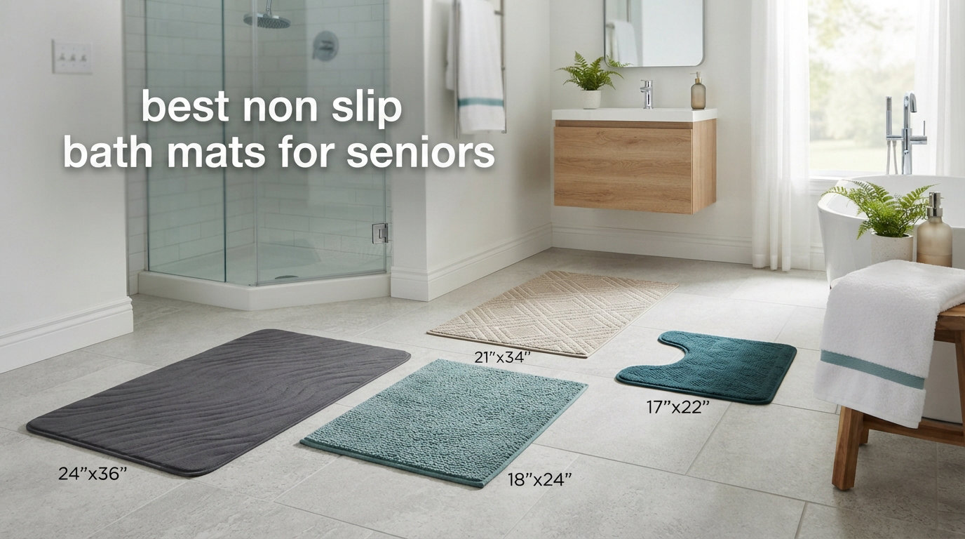 best non slip bath mats for seniors