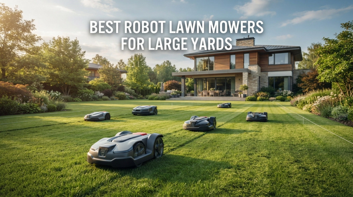 best robot lawn mowers for large yards