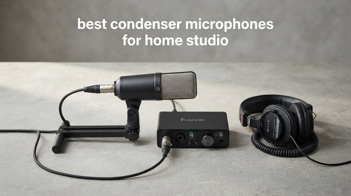 best condenser microphones for home studio