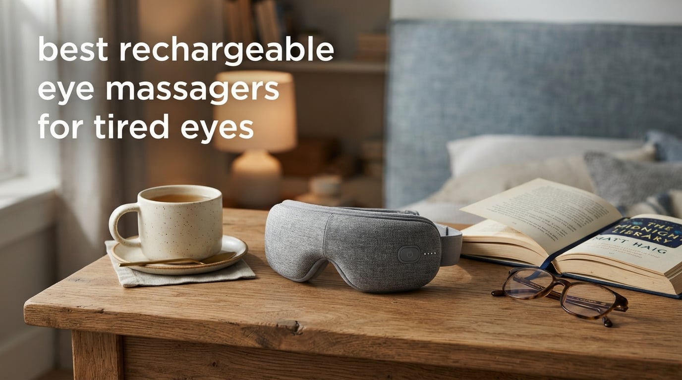 best rechargeable eye massagers for tired eyes