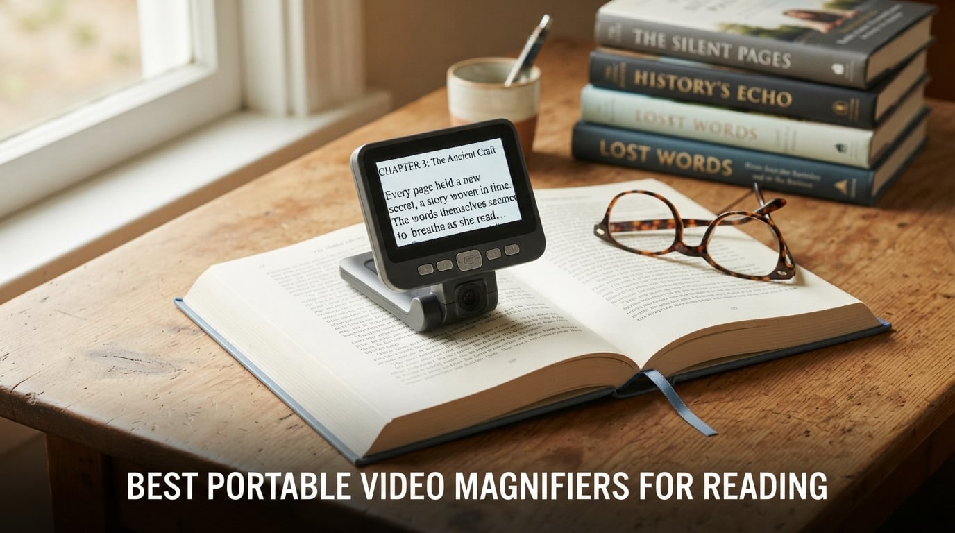 best portable video magnifiers for reading