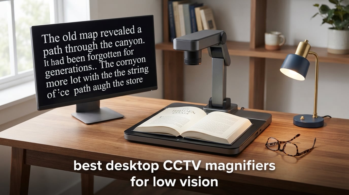 best desktop CCTV magnifiers for low vision