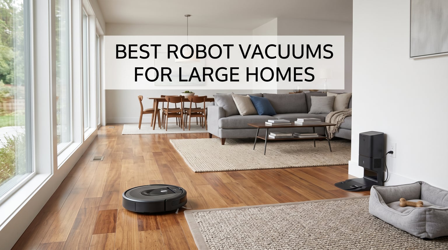 best robot vacuums for large homes