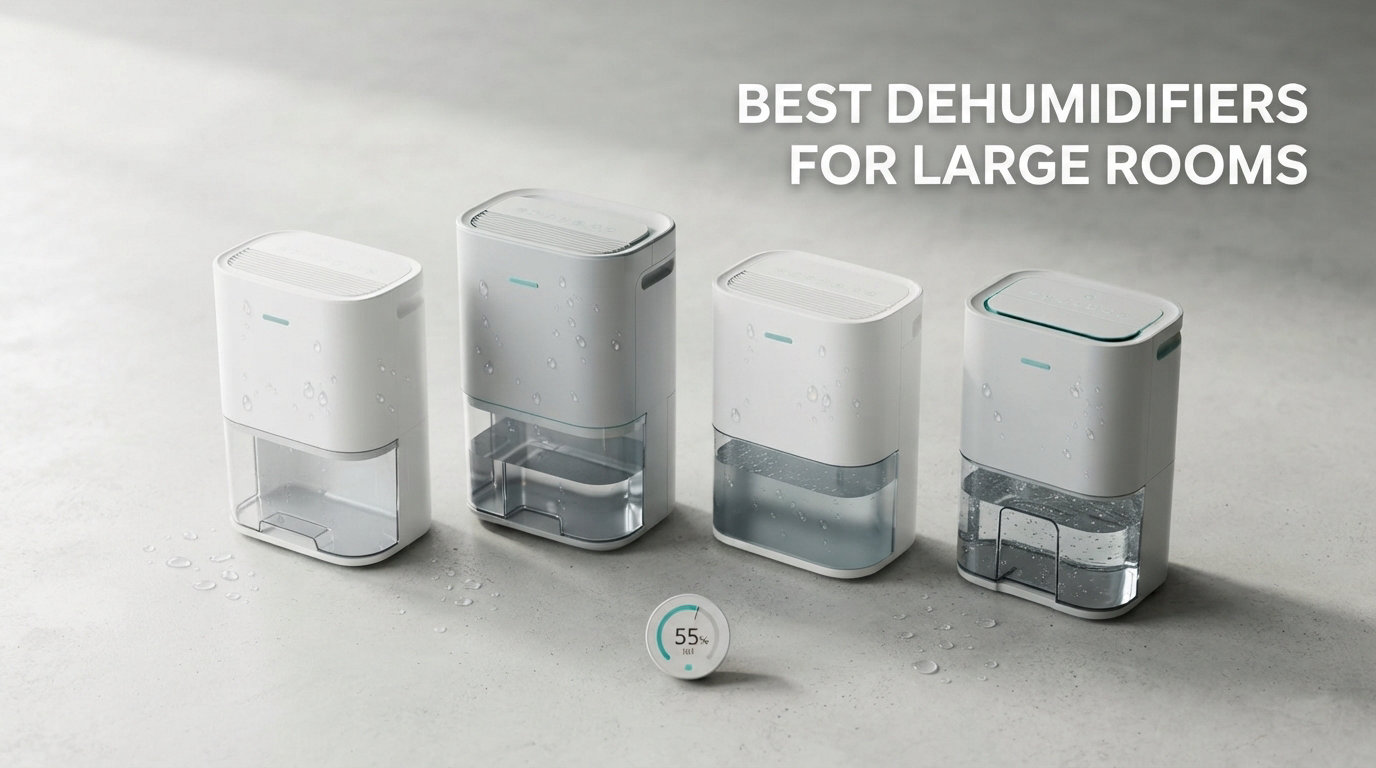 best dehumidifiers for large rooms