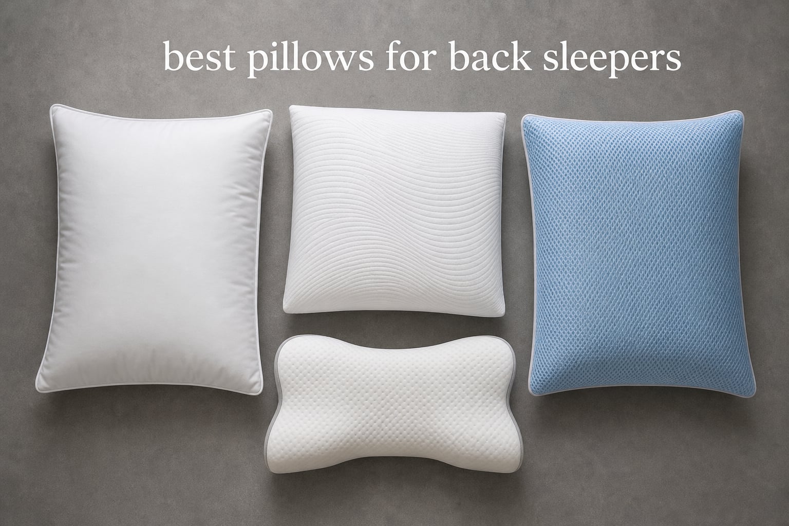 best pillows for back sleepers