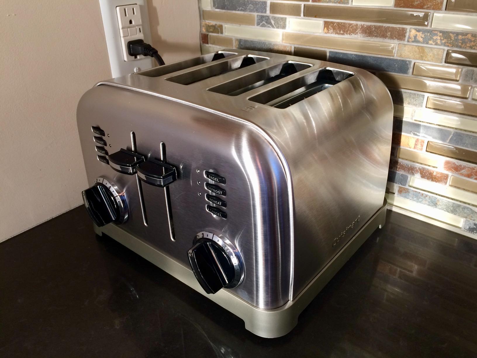 Cuisinart Toaster, Extra-Wide Slots, Stainless Steel, 4-Slice (CPT-180P1) customer photo 1