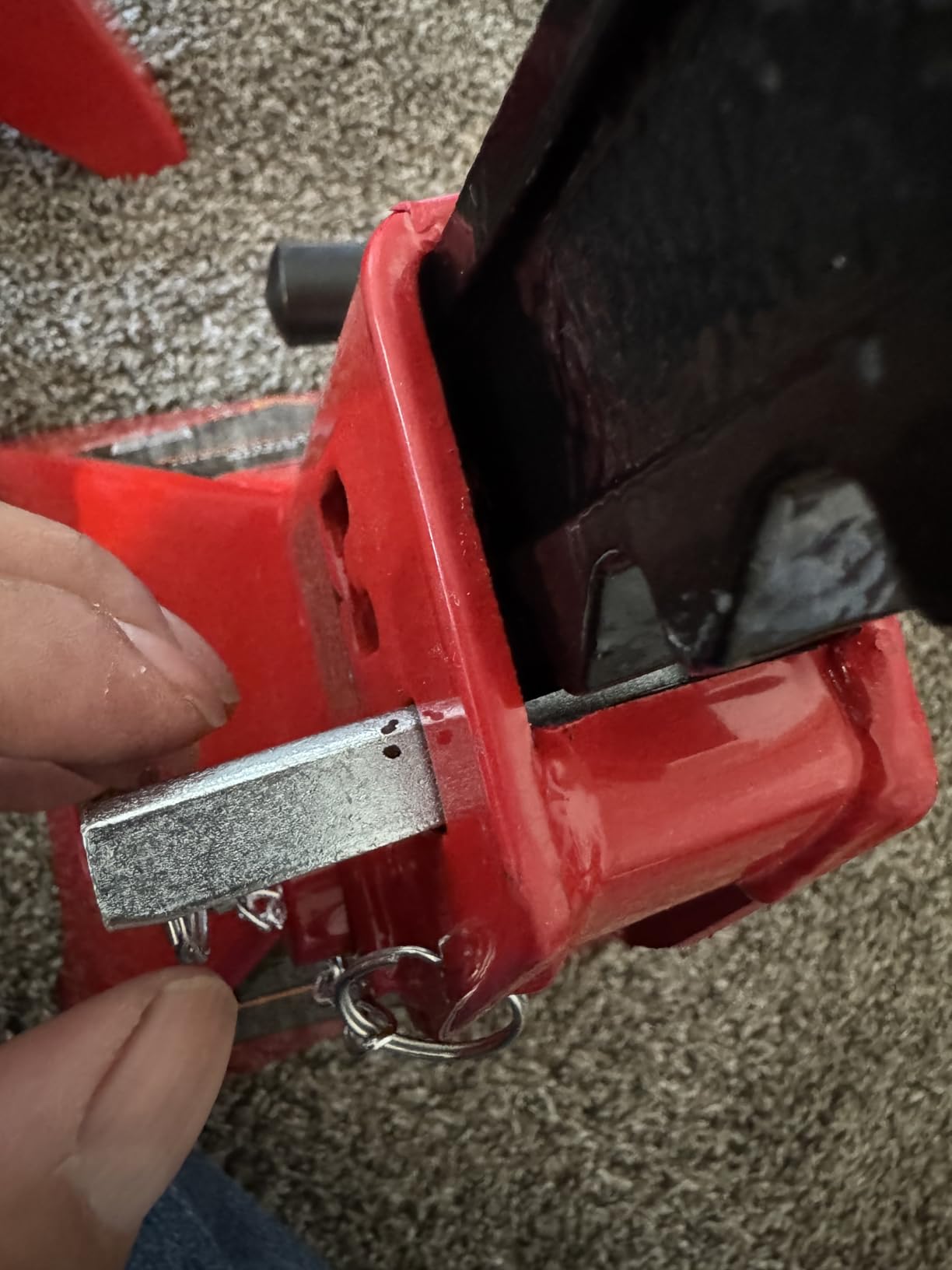 BIG RED T46002A Torin Steel Jack Stands: Double Locking, 6 Ton (12,000 lb) Capacity, Red, 1 Pair customer photo 1