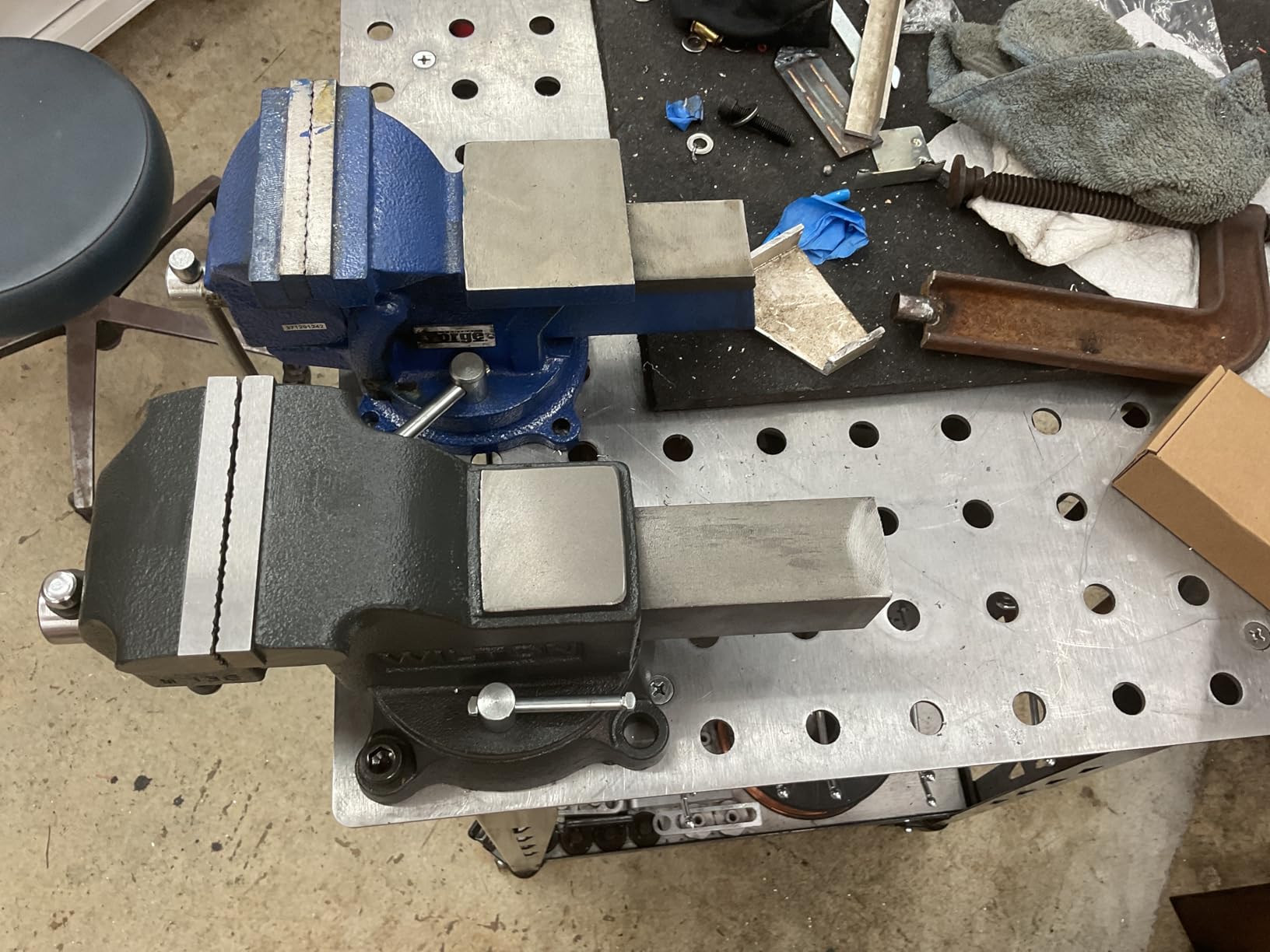 Wilton shop bench vise, 8