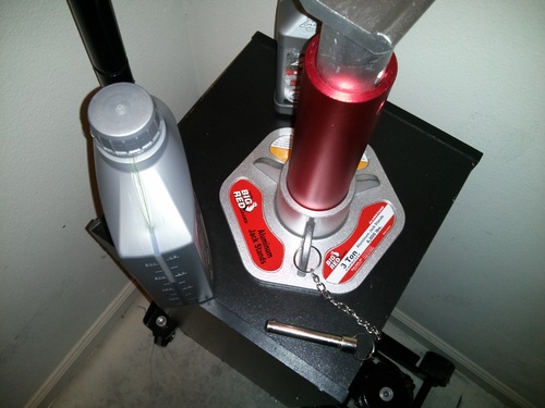BIG RED T43004 Torin Aluminum Jack Stands with Locking Support Pins: 3 Ton (6,000 lb) Capacity, Red/Silver, 1 Pair customer photo 2