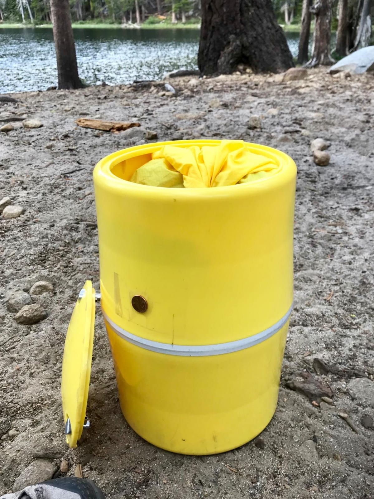 Counter Assault Bear Keg Food Storage Container Yellow | 716 Cubic Inch Container Is IGBC & SIBBG Approved & Mandatory for Food Storage in Many National Parks customer photo 2