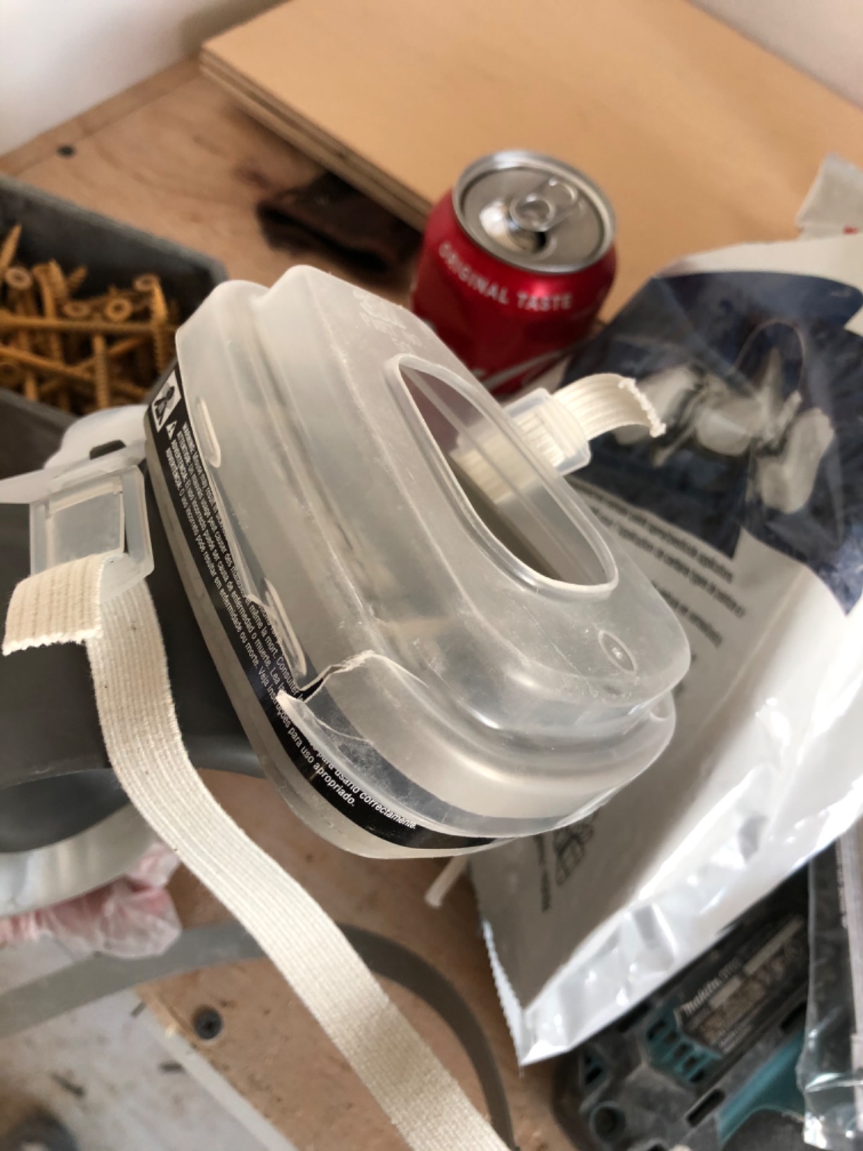 3M Half Facepiece Disposable Respirator Assembly 53P71, NIOSH, Large | Organic Vapor/P95 Respiratory Protection, Permanently Attached Cartridges customer photo 2