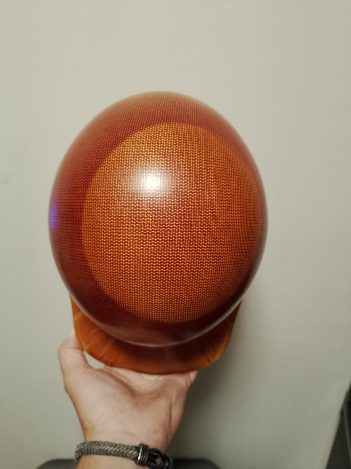 MSA Skullgard Cap Style Safety Hard Hat with Suspension - Non-Slotted Cap, Made of Phenolic Resin, Radiant Heat Loads up to 350F | Fas-Trac III Ratchet Suspension customer photo 2
