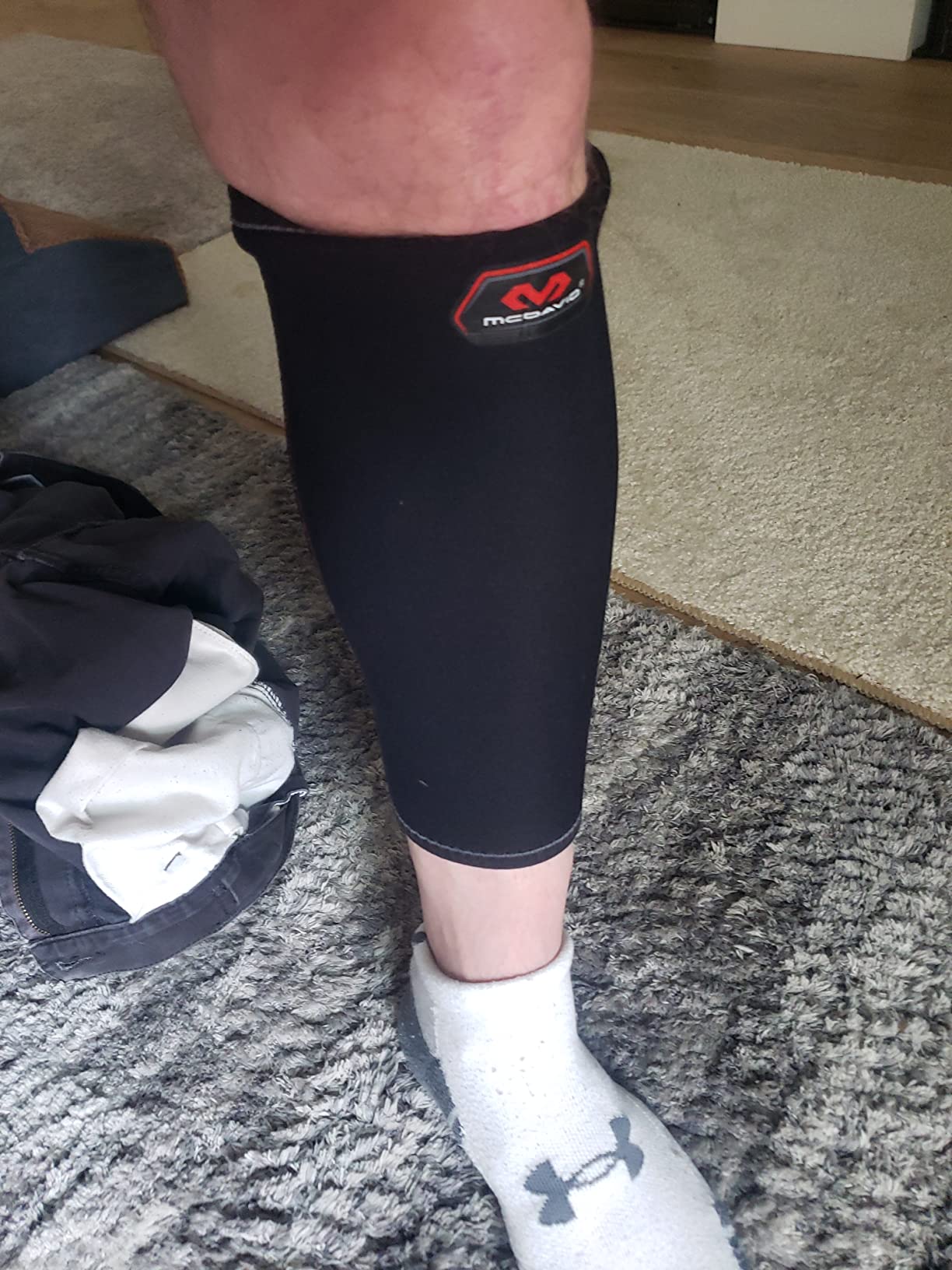 McDavid Calf Compression Sleeve for Men and Women - Latex-Free Light Support for Shin Splints, Varicose Veins, Calf Strains - for Running, Walking, Hiking customer photo 2