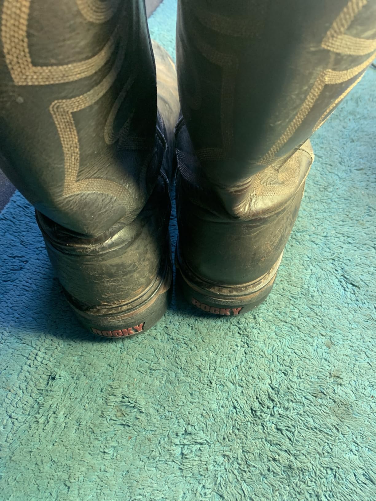 ROCKY Men's Original Ride Branson Steel Toe Waterproof Western Boots customer photo 1