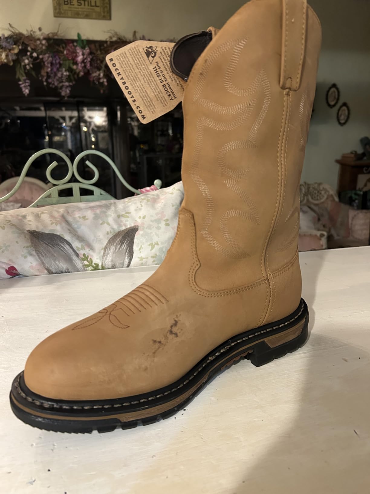 ROCKY Men's Original Ride Branson Steel Toe Waterproof Western Boots customer photo 2