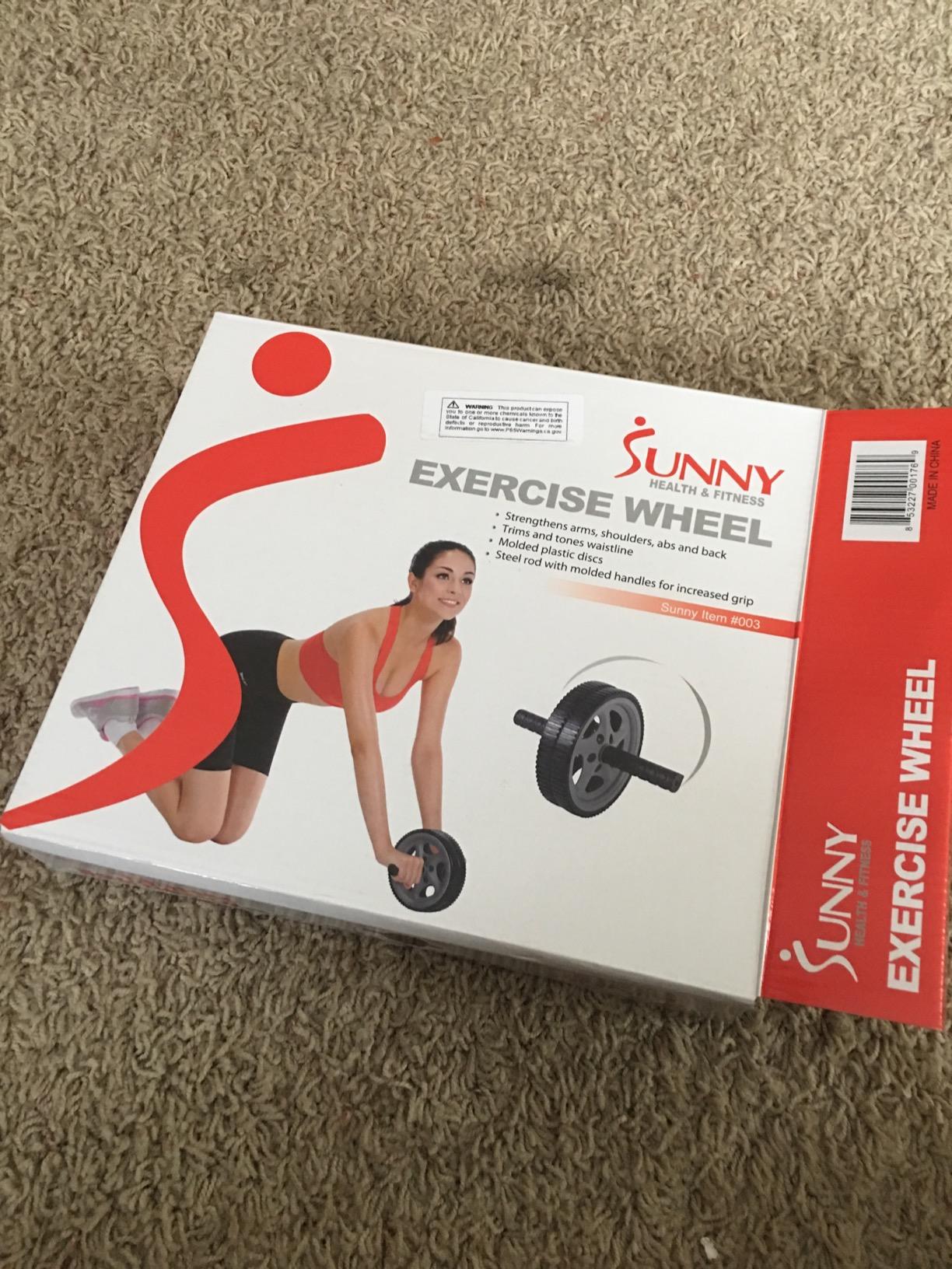 Sunny Health & Fitness Ab Roller Exercise Wheel for Core Training customer photo 1