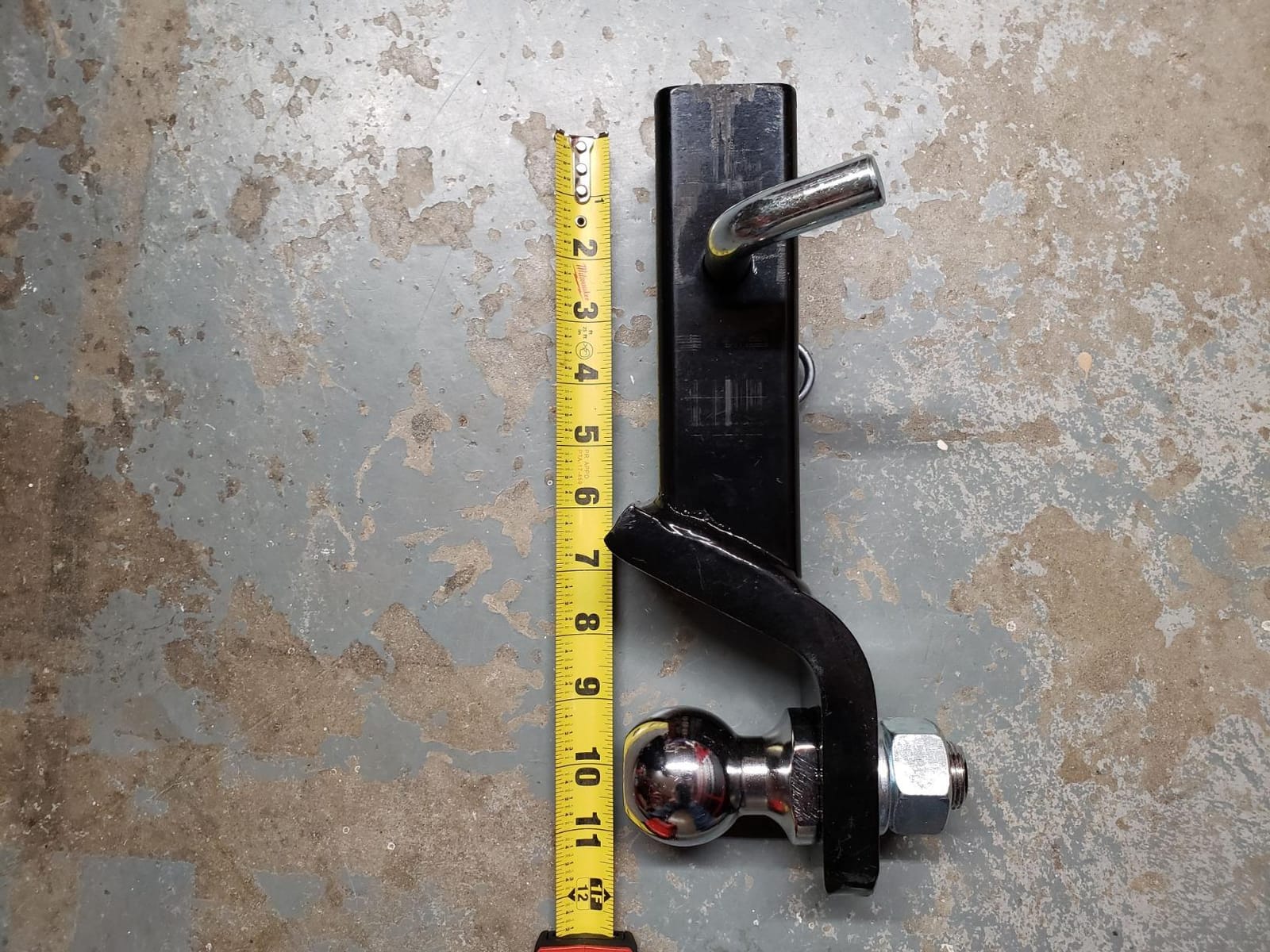 CURT 45036 Loaded Ball Mount, 7,500 lb, 2