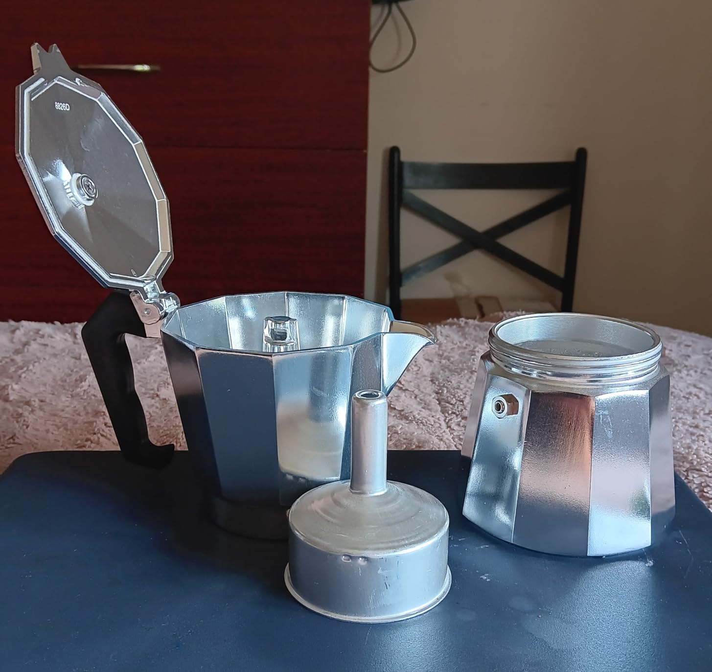 Primula Classic Stovetop Espresso and Coffee Maker, Moka Pot for Italian and Cuban Cafe Brewing, Greca Coffee Maker, Cafeteras, 6 Espresso Cups, Silver customer photo 1