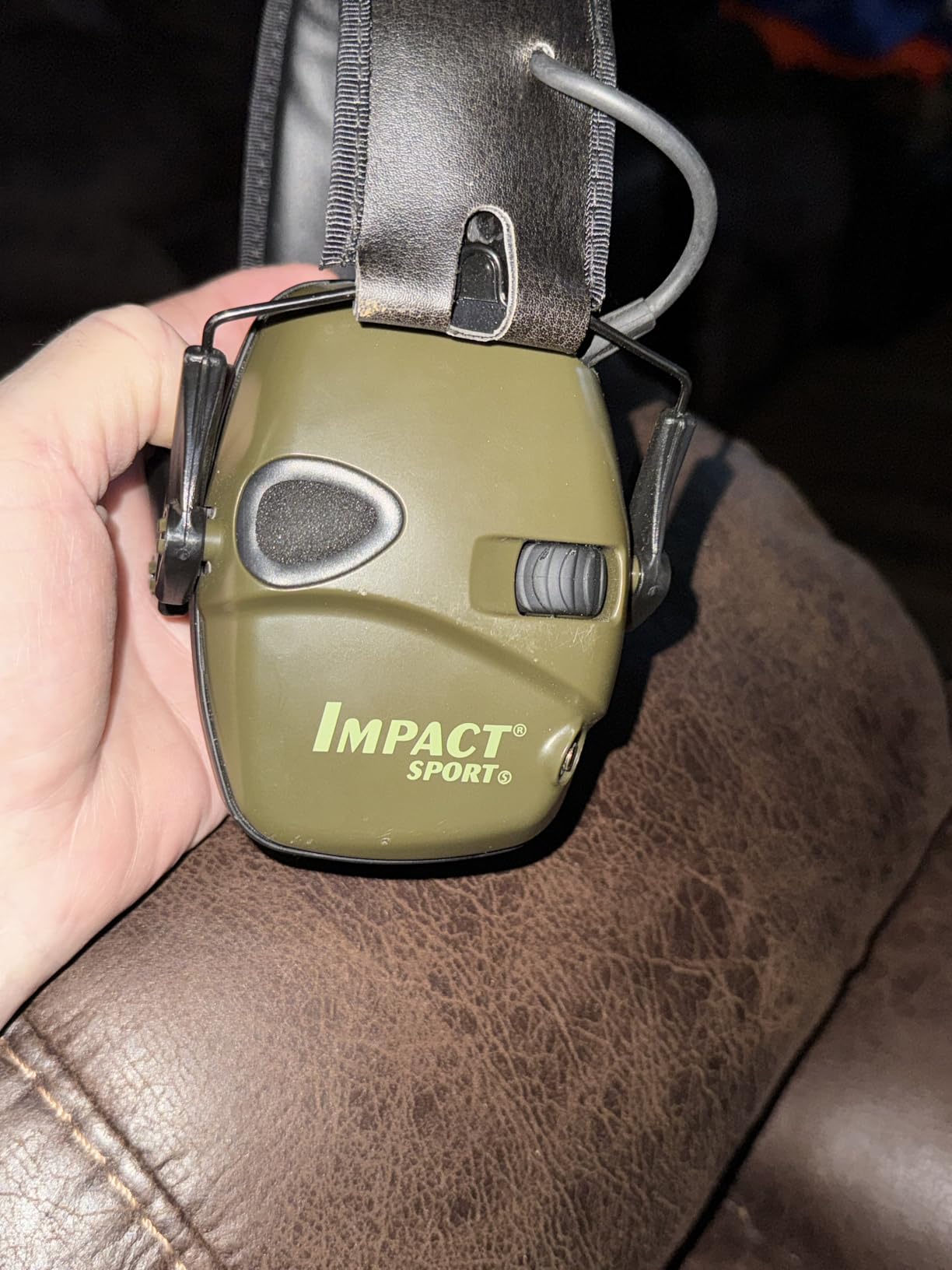 Howard Leight by Honeywell R-01526, Impact Sport Earmuffs, Olive Drab Green customer photo 1