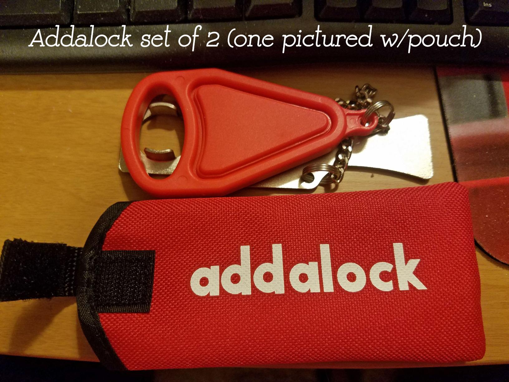 Addalock The Original Portable Door Lock for Travel & Home Security, 1-Piece Door Latch Lock for Houses, Apartments, Hotels, Motels, Dorms & AirBnBs - Lock the Door & Stay at Home or Away, 2 Pack customer photo 2