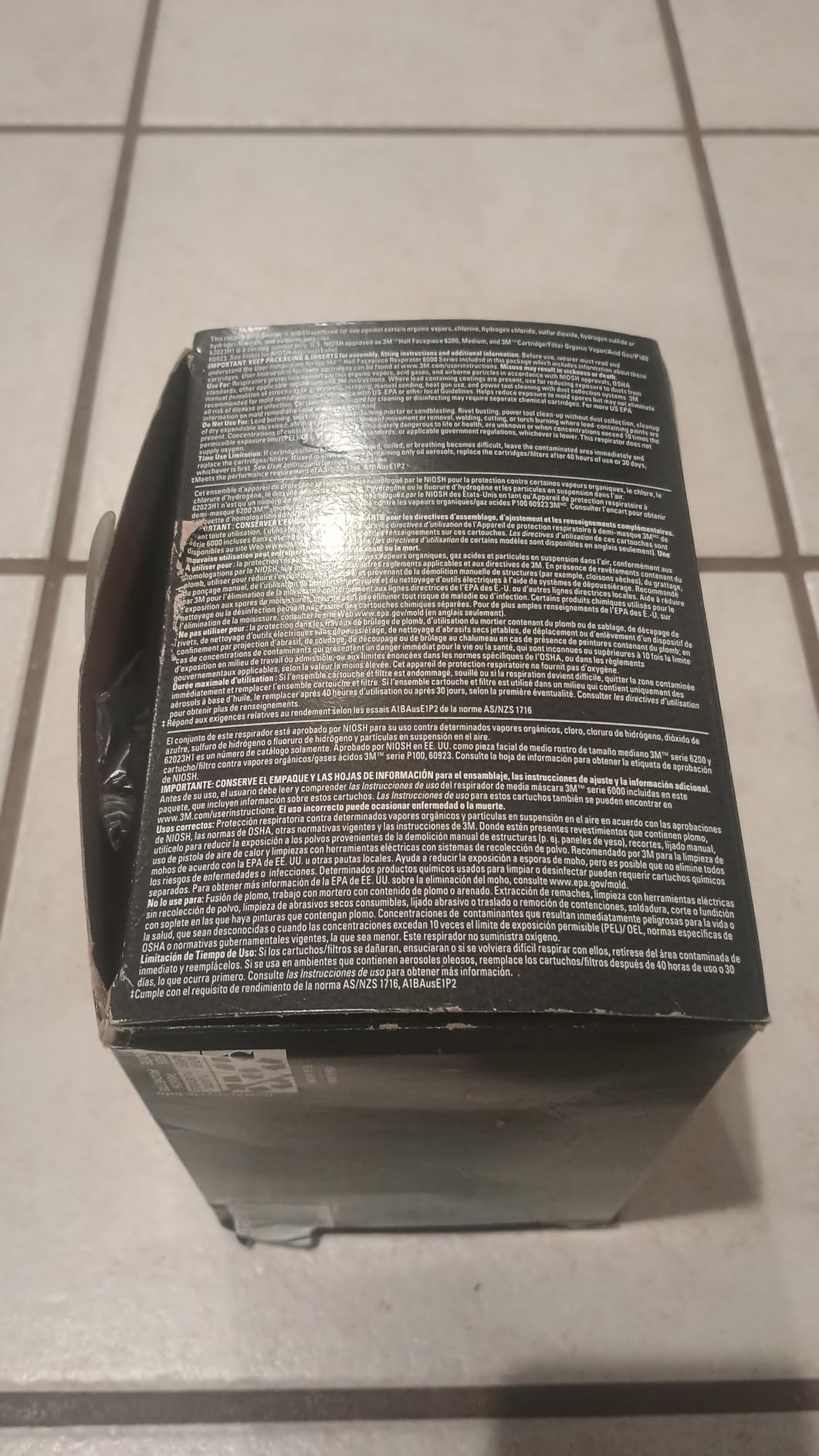 3M P100 / OV/AG Multi-Purpose Reusable Respirator 62023, Medium | NIOSH-APPROVED P100 / Organic Vapor / Acid Gas Rated Filters customer photo 1