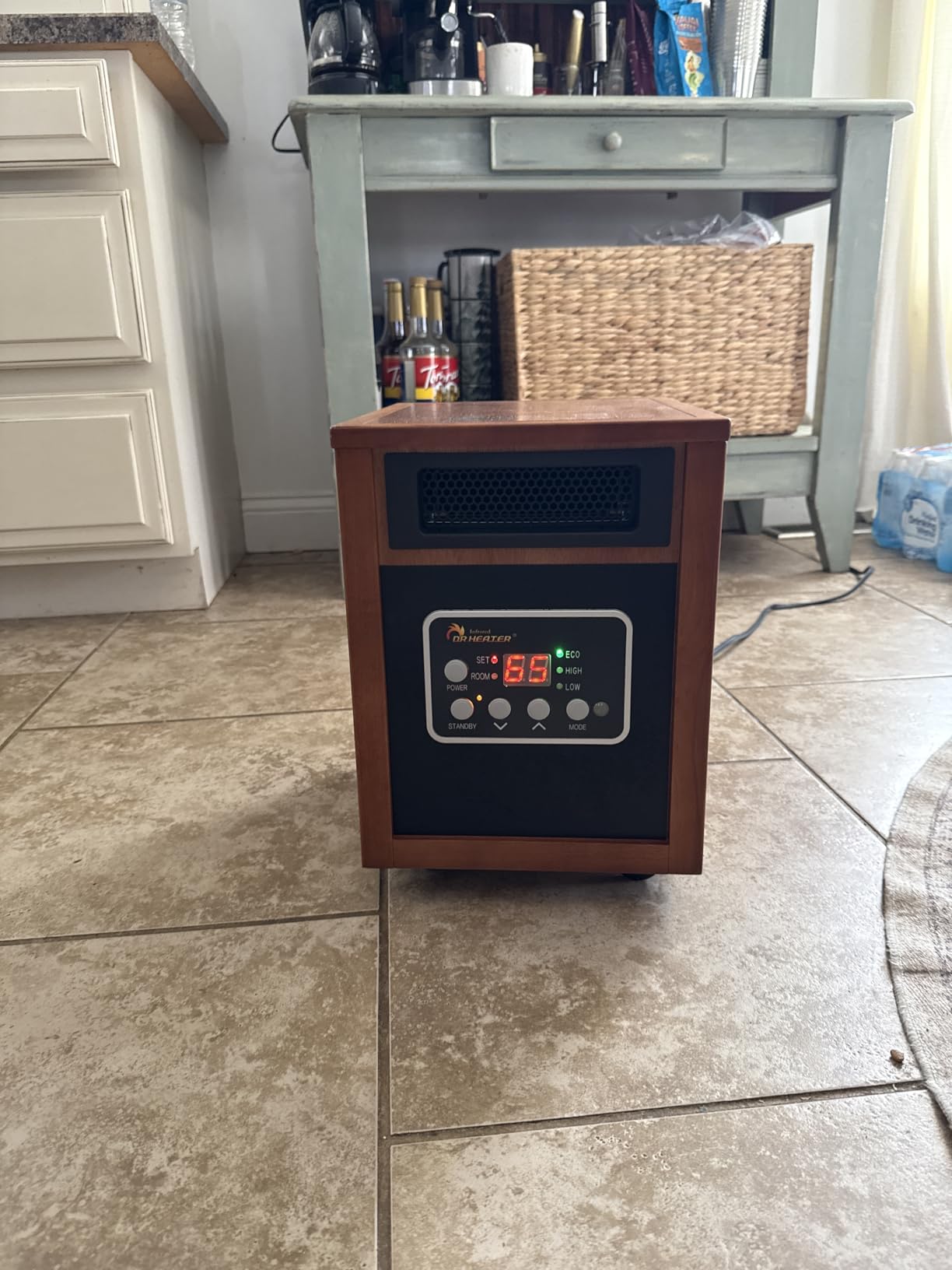Dr Infrared Heater DR-968 Portable Space Heater, 1500-Watt, Cherry customer photo 2