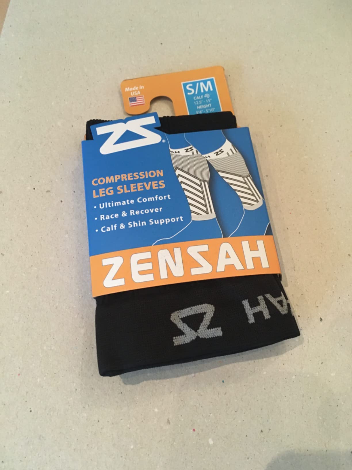 Zensah Running Leg Compression Sleeves - Shin Splint, Calf Compression Sleeve Men and Women customer photo 1
