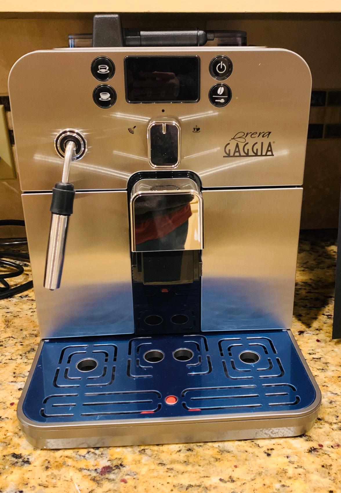 Gaggia Brera Super-Automatic Espresso Machine, Small, Black, 40 fl oz customer photo 1
