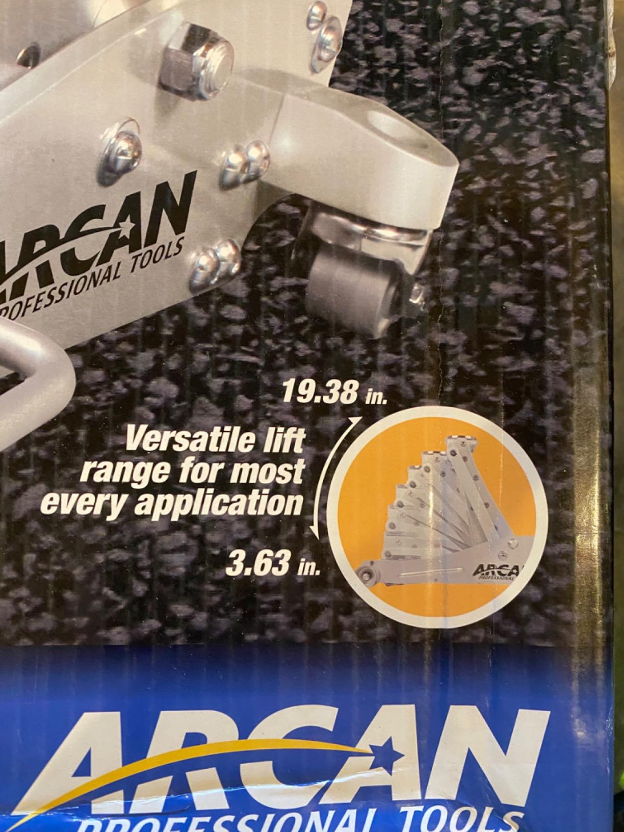 ARCAN 3-Ton Aluminum Low Profile Floor Jack, Model A20019 customer photo 2