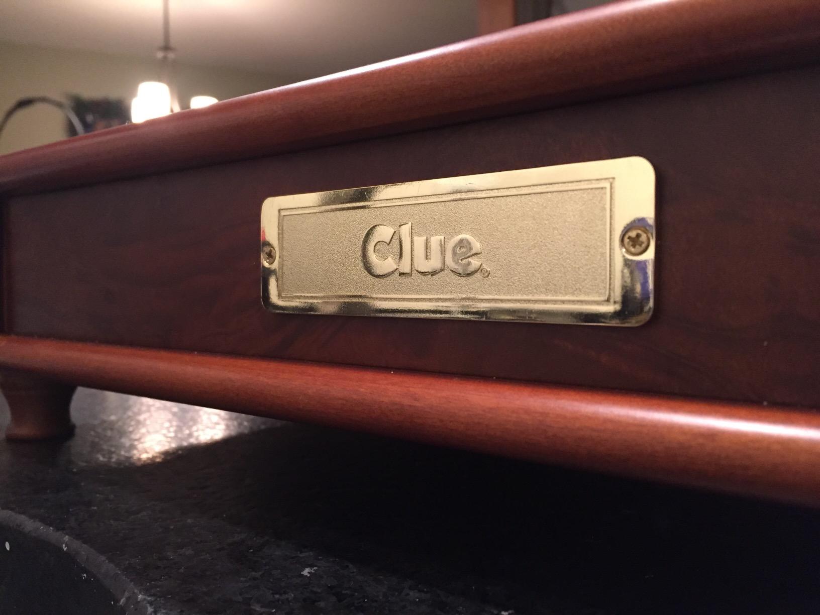 WS Game Company Clue Luxury Edition Board Game for 3-6 Players | Luxurious Wood Cabinet, 3D Rooms Under Glass, Metal Weapons, Weighted Movers, Faux Leather Storage, for Collectors & Adults customer photo 1