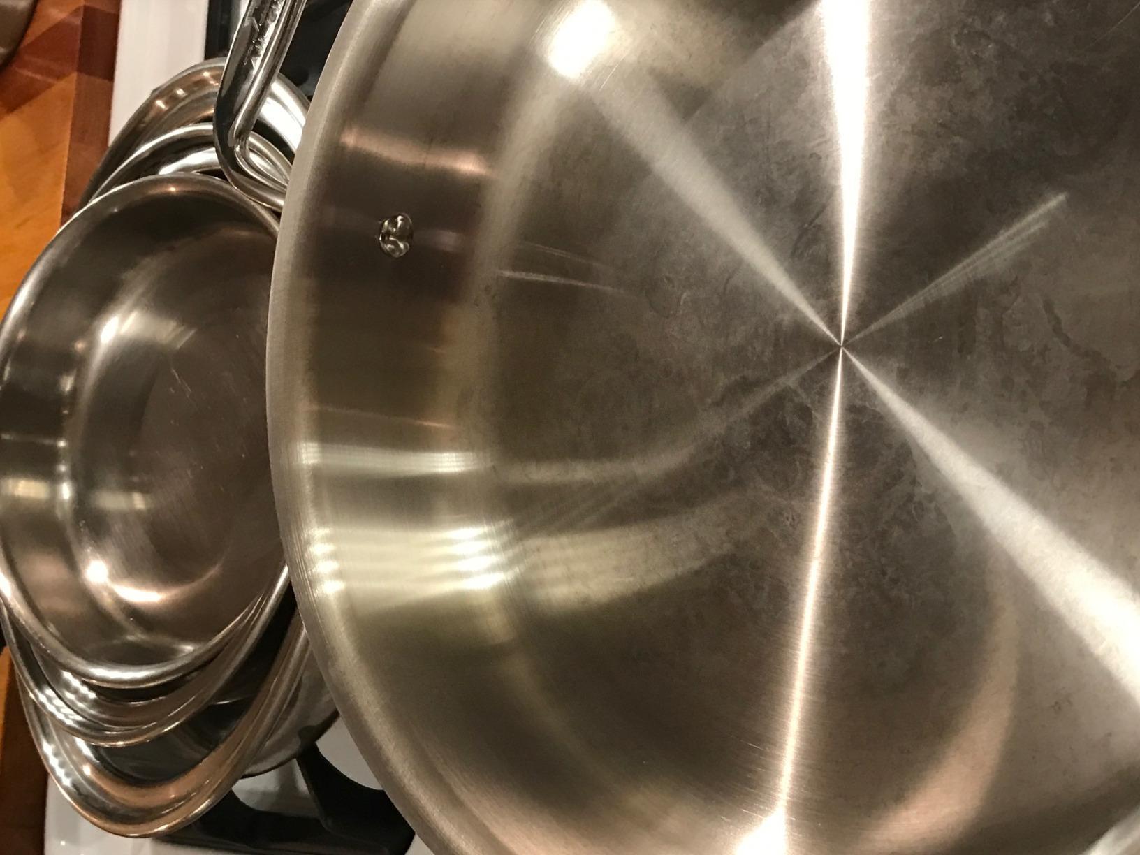 All-Clad D3 Stainless Steel 3 Qt Sauté Pan with Lid, Made in the USA | The Original Bonded Professional Cookware, All-Purpose Sauté Pan, Induction Compatible, Oven Safe up to 600F customer photo 1