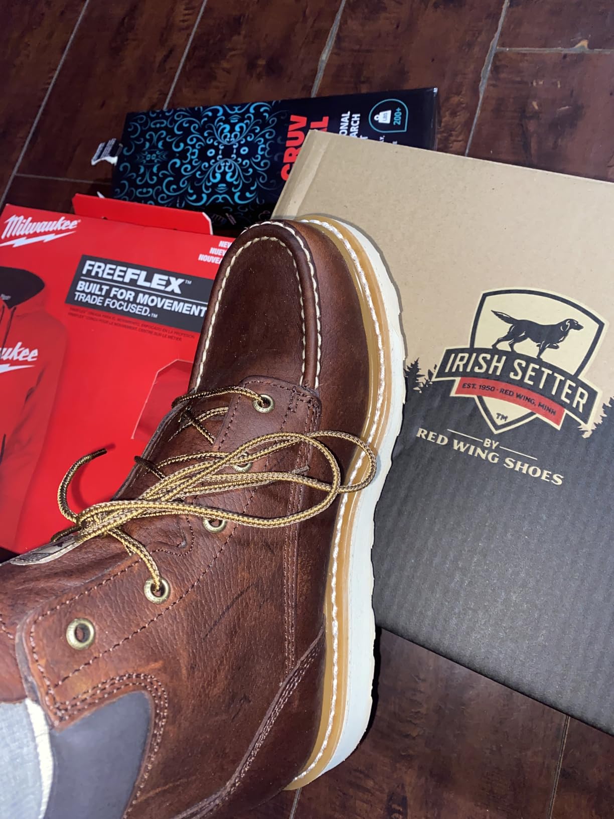Irish Setter, Ashby, Men's, Soft Toe, Work Boot, Brown customer photo 1