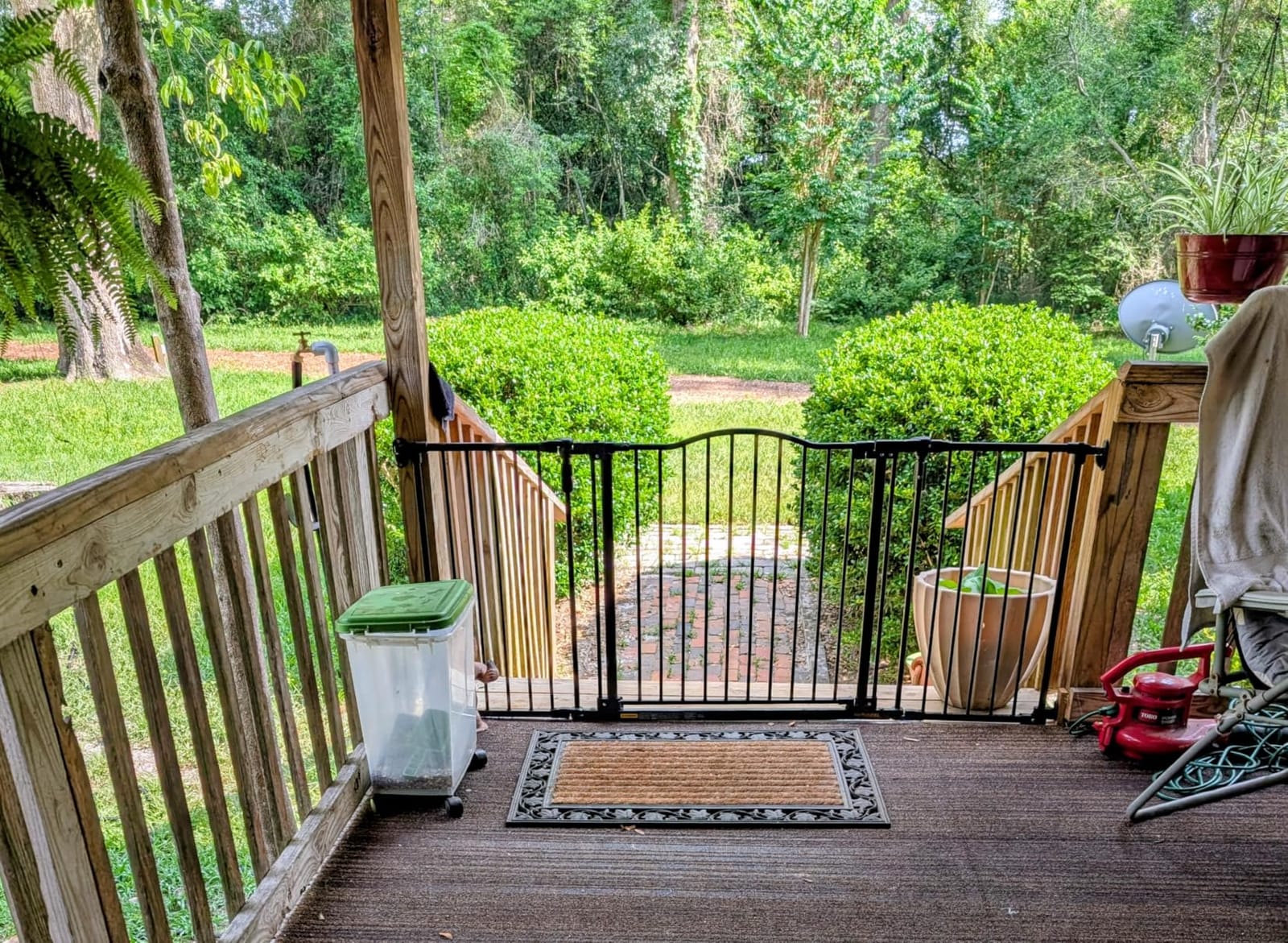 Toddleroo by North States - Deluxe Décor Safety Gate: Hardware Mounted Extra Wide Metal Baby Gate - Adjustable Child Gate - 38.3 to 72 Inches Wide - 30 Inches Tall - Matte Bronze customer photo 2